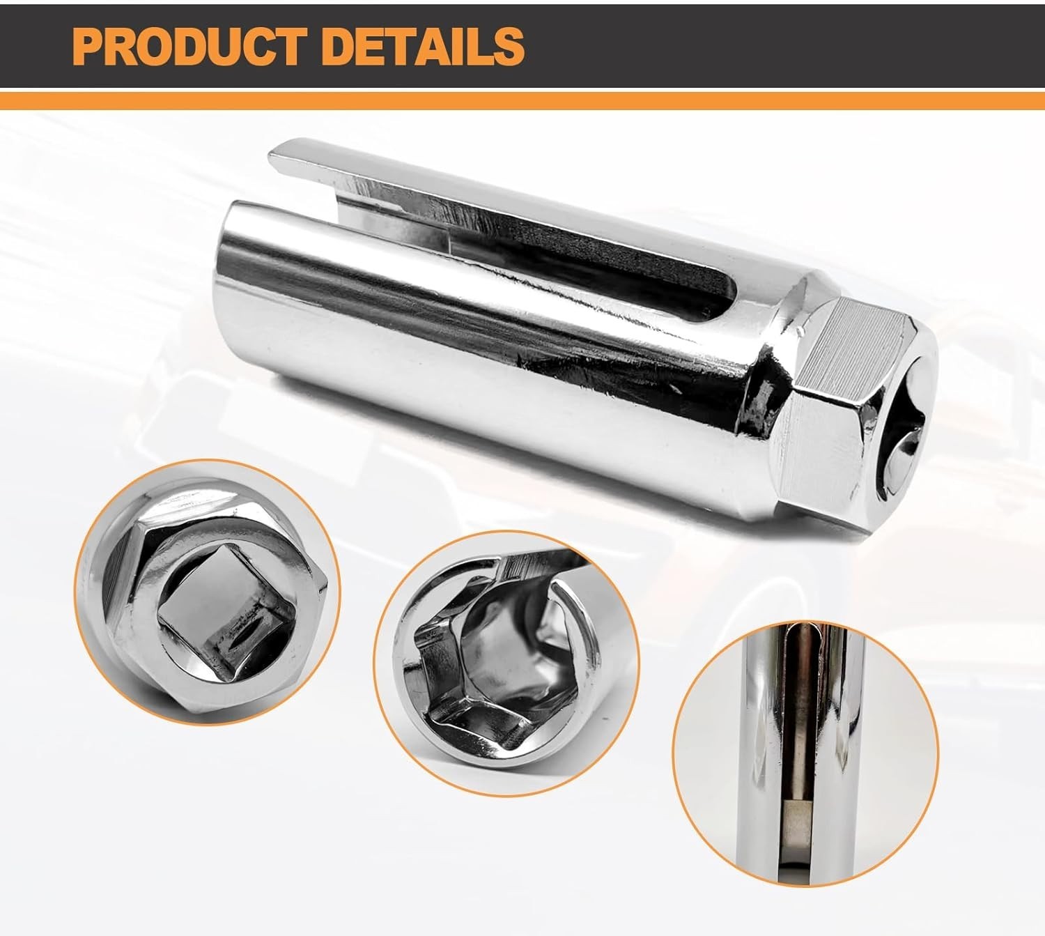Chrome Molybdenum Oxygen Sensor Socket – Low Profile Design for Easy Access