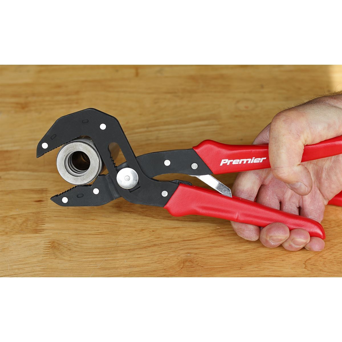 Sealey Pliers Self Adjusting Multi Grip Phosphate Corrosion Resistance 250mm