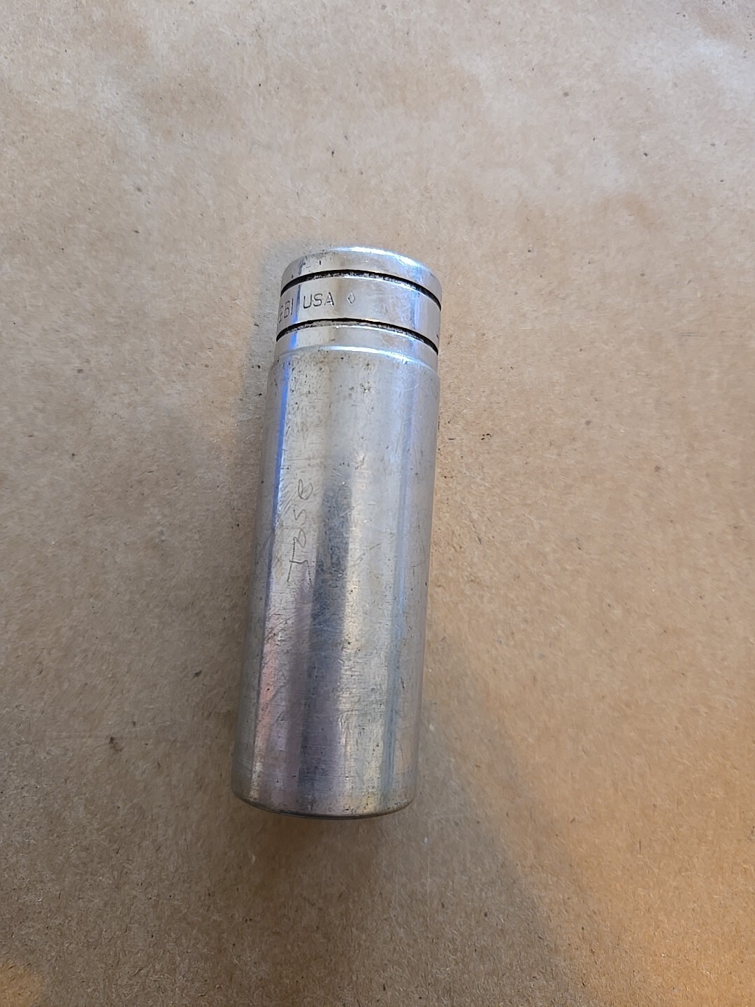Snap On 1/2″ Drive 13/16″ 12PT Deep Chrome Socket Worn S261