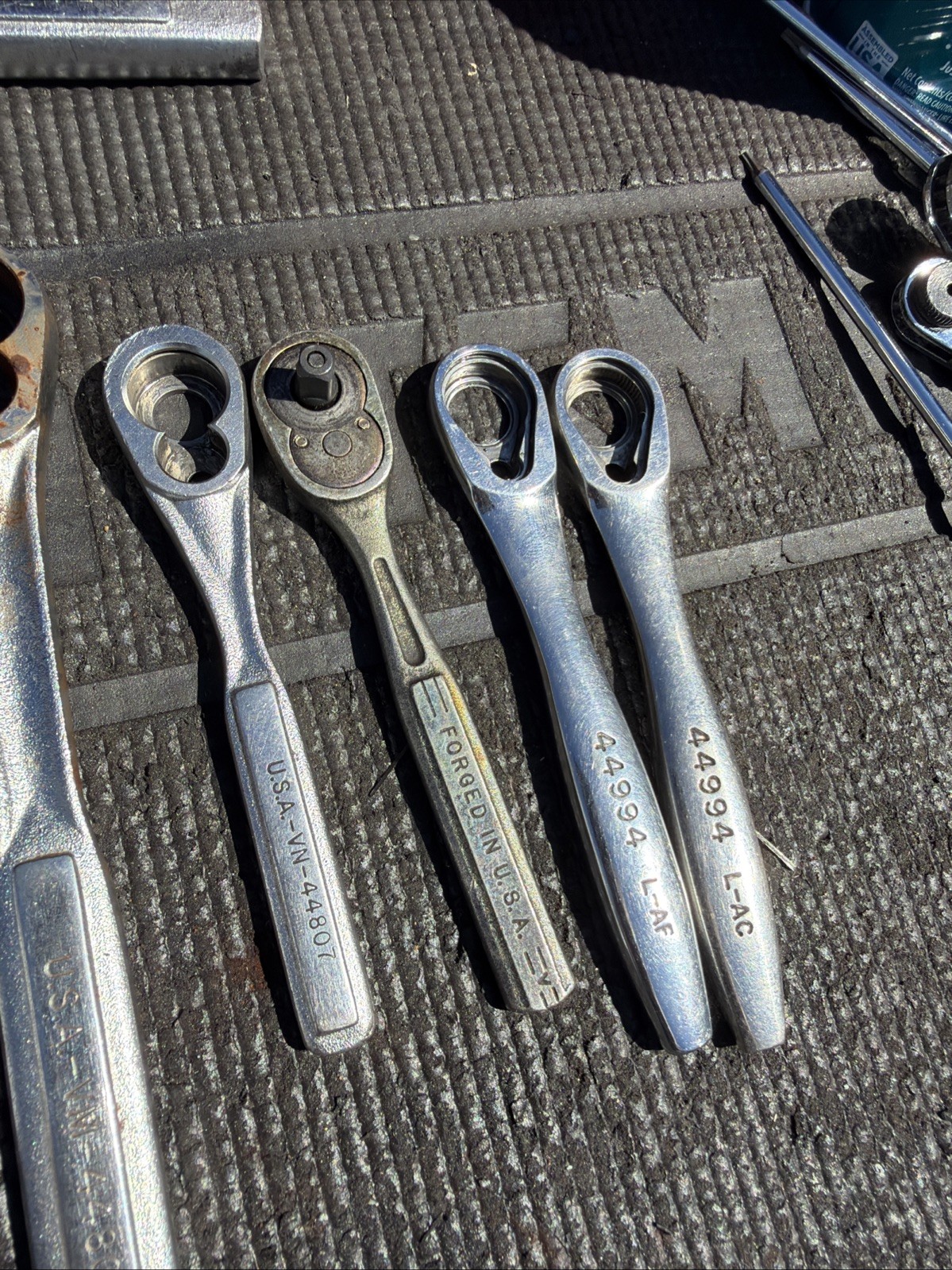 (14) Sears Craftsman Ratchet Bodies ONLY NO GUTS 1/2” Drive 3/8” & 1/4” Plus Flx