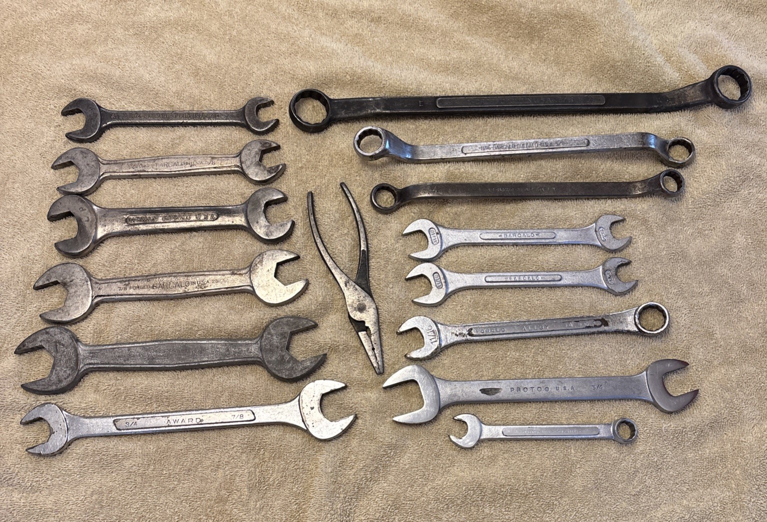 Lot Of 15 – Vintage Tools: Barcalo, S&K, & Others