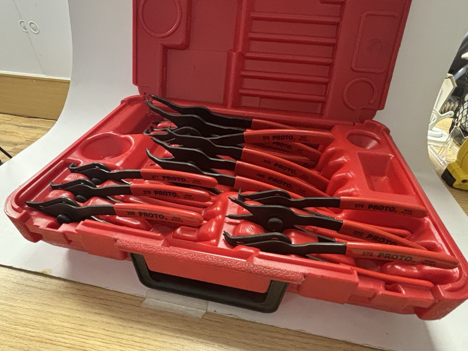 PROTO 360B Convertible Retaining Ring Pliers Set – 12 Piece – Made in USA