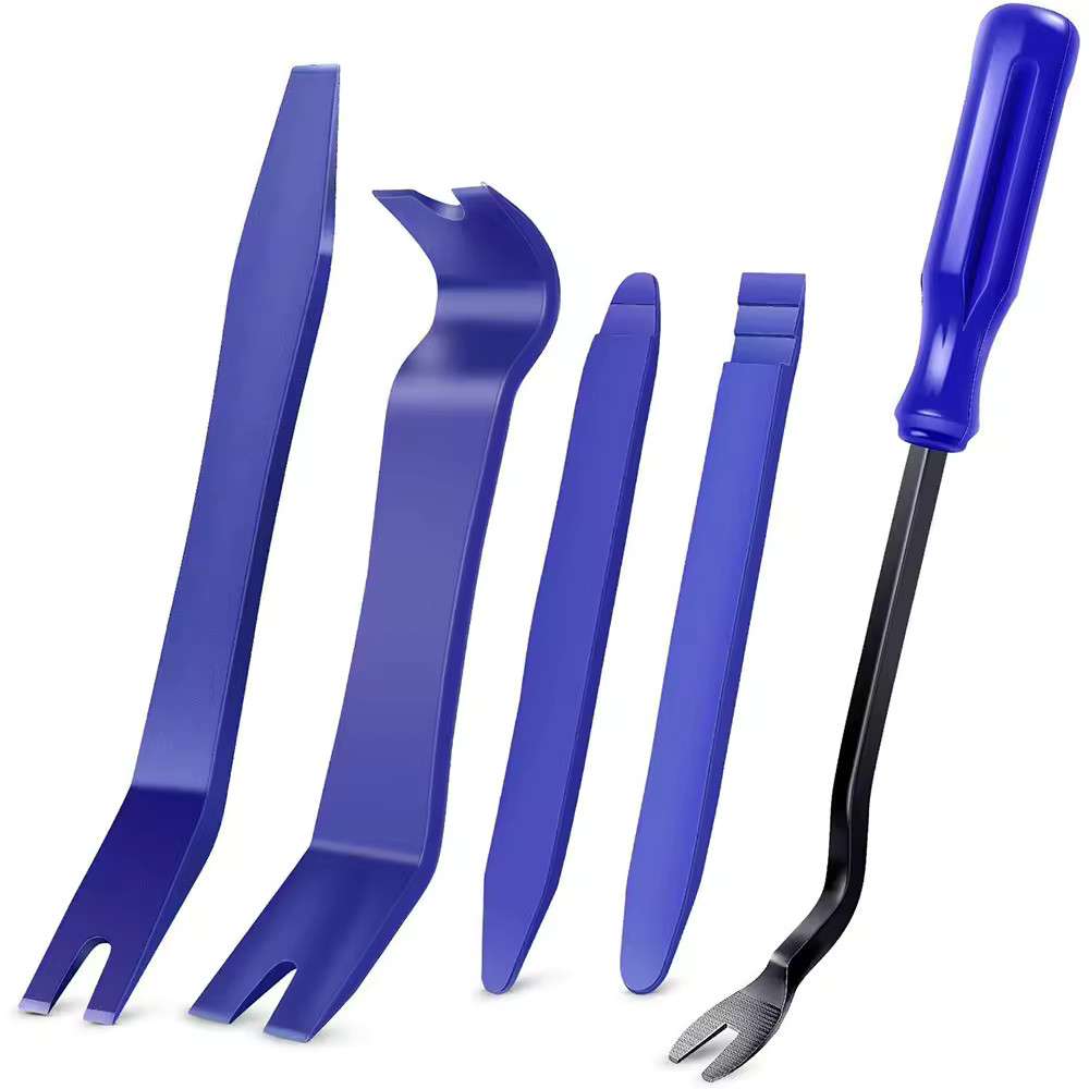 5Pcs/Set Trim Removal Pry Tool Kit for Car Radio Door Panel Fastener Dashboard