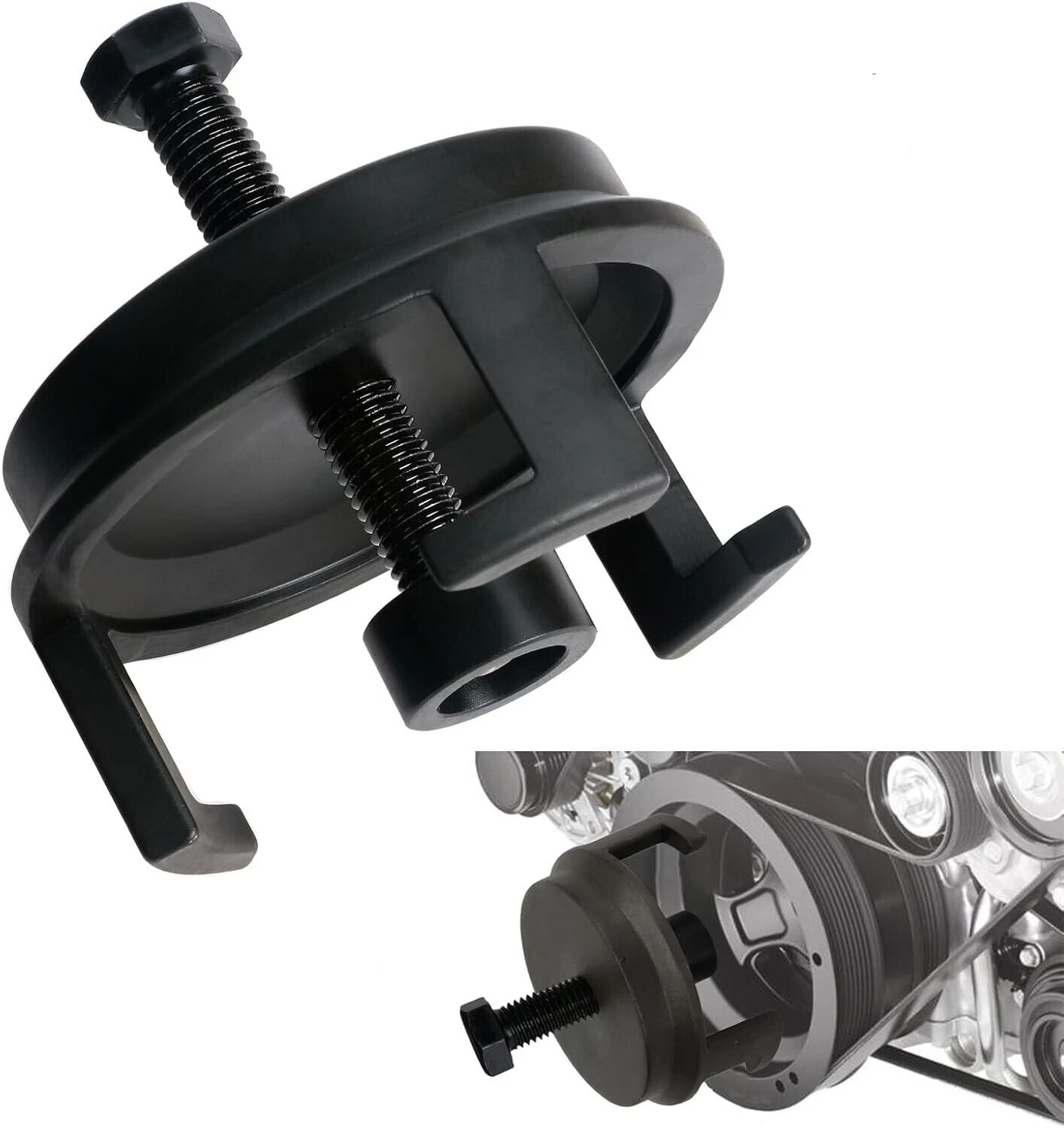 For GM Dodge Chrysler Ford Harmonic Balancer Puller Pulley Crank Puller 25264