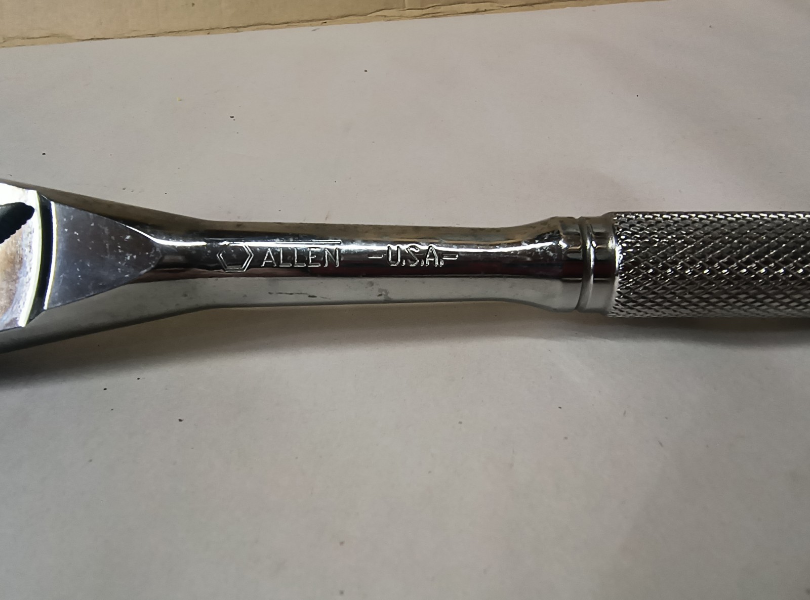 Vintage Allen 12800 1/2″ Drive Quick Release Ratchet Forged Made in USA