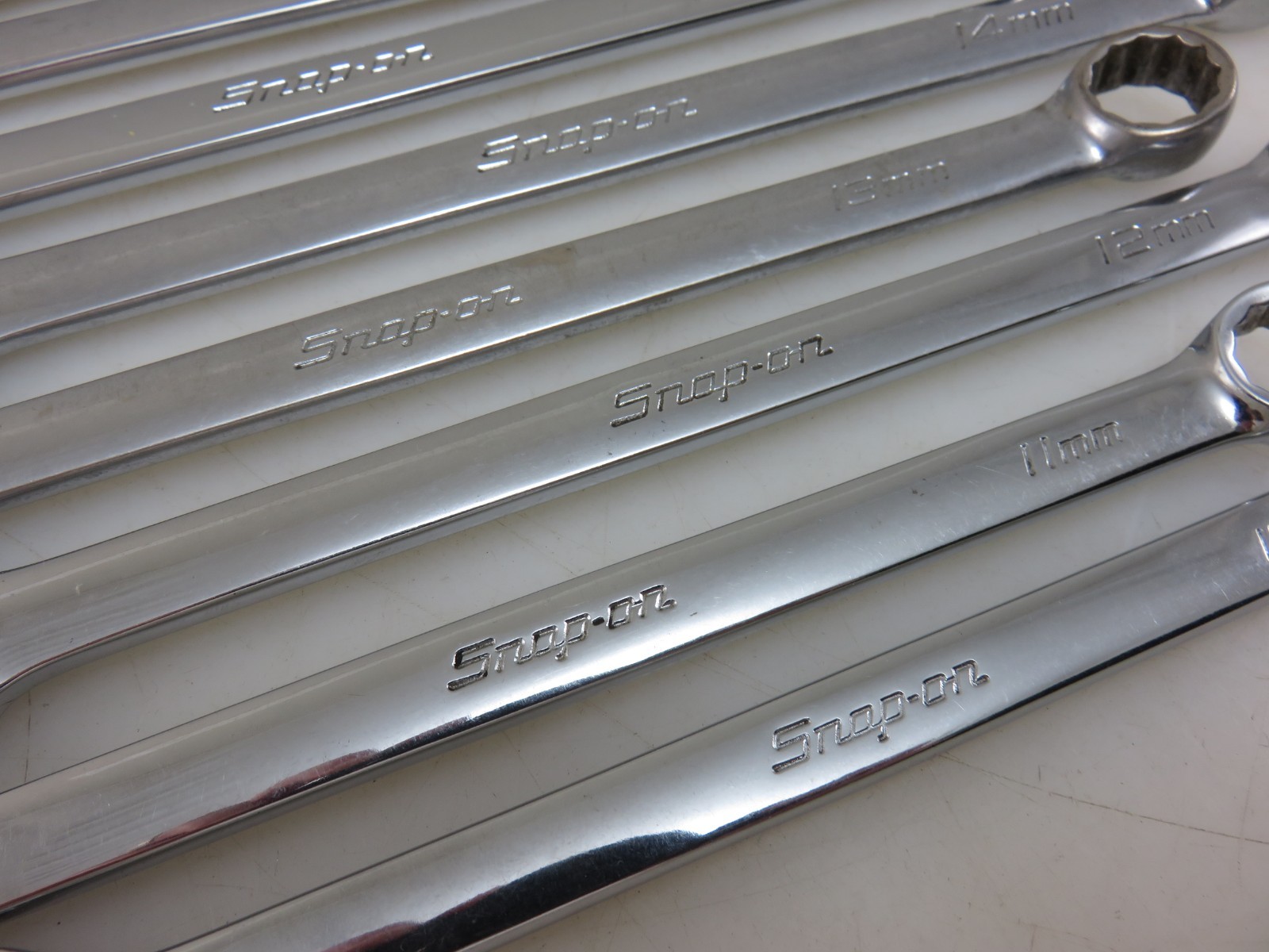 Snap-On METRIC OEXM Series Combination Wrench 9pc Set 10mm-18mm USA Made