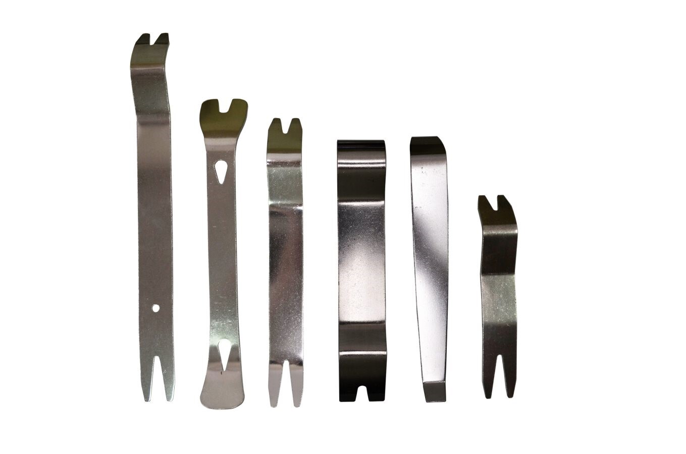 Radio Door Clip Panel Trim Dash Audio Removal Pry Tools Molding Metal 6pcs