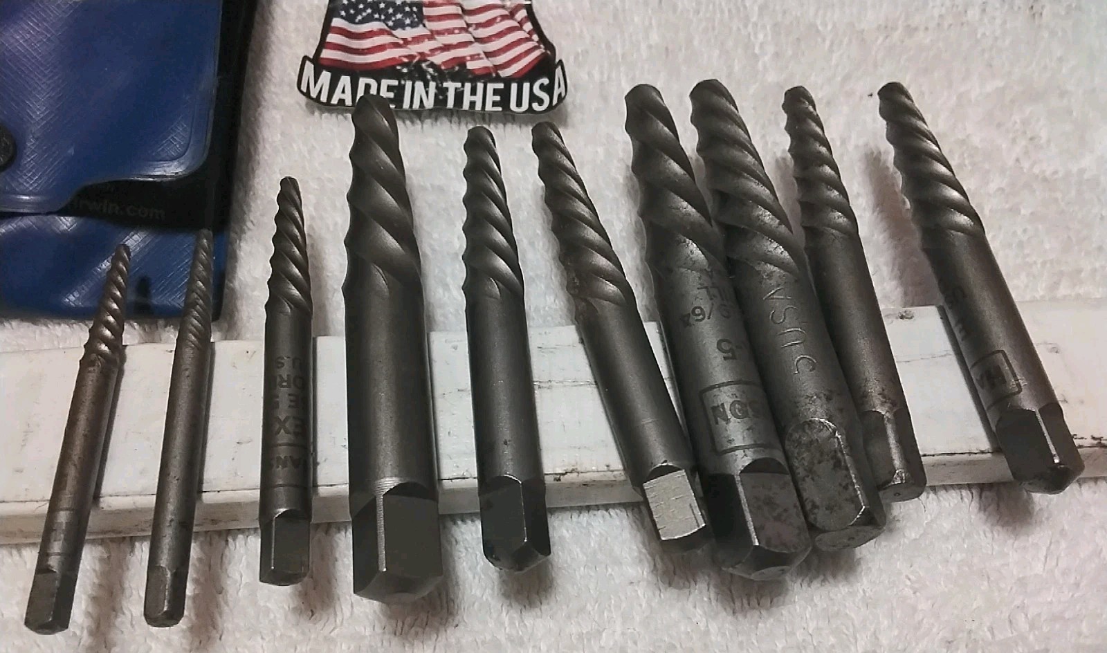 10pc IRWIN/ HANSON #2#3#4#5 SCREW EXTRACTOR ASSORTED SIZES USA 🇺🇸