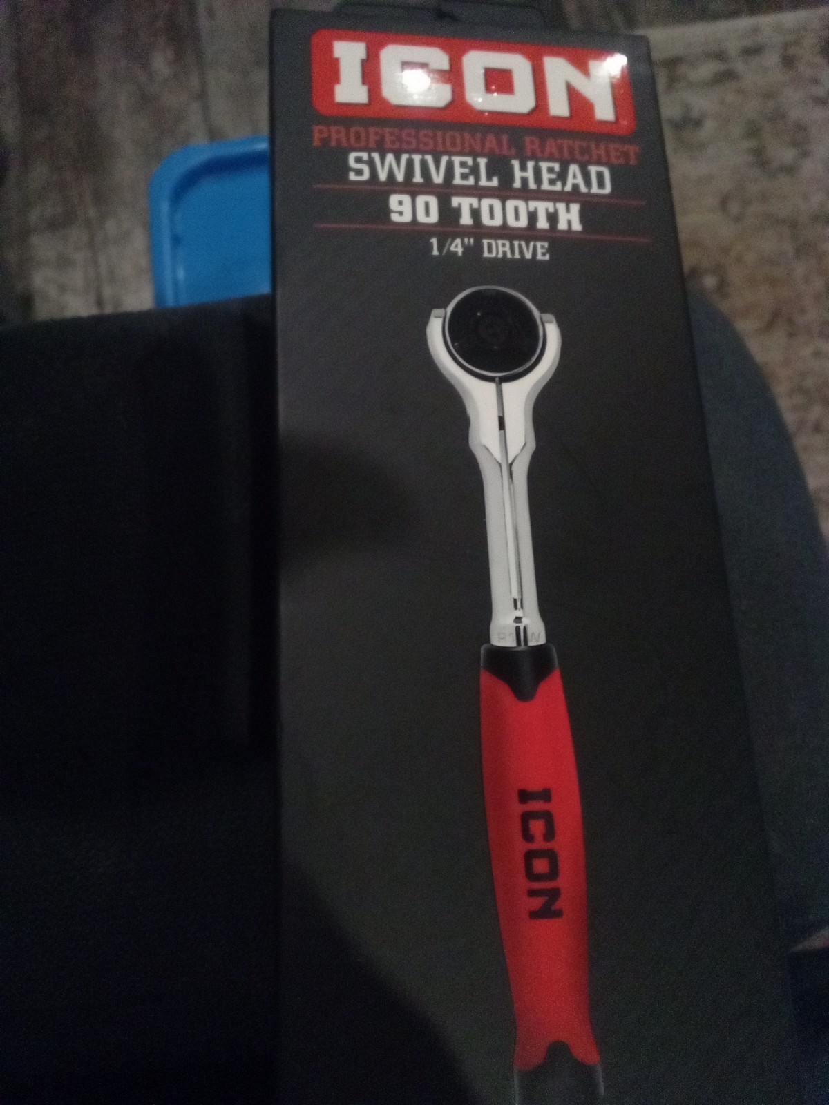 Icon R1SW 1/4» Professional Swivel Head 90 Tooth Ratchet 64694