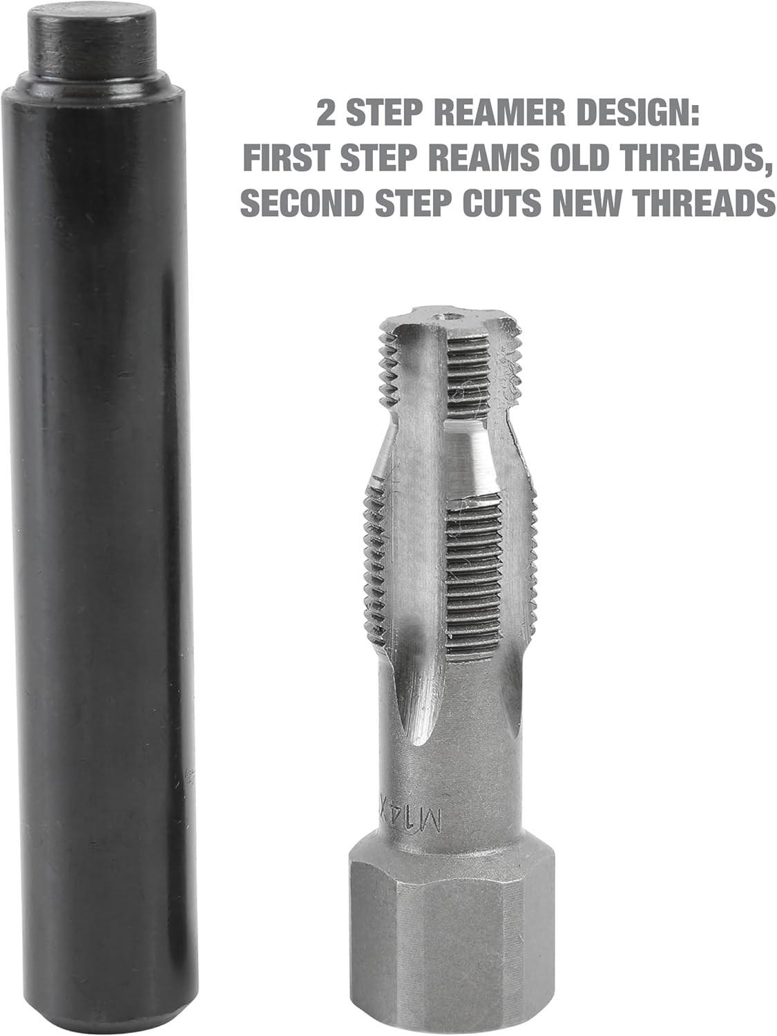 5-Piece Spark Plug Saver Kit M14-1.25: Thread Repair with Reamer & Inserts