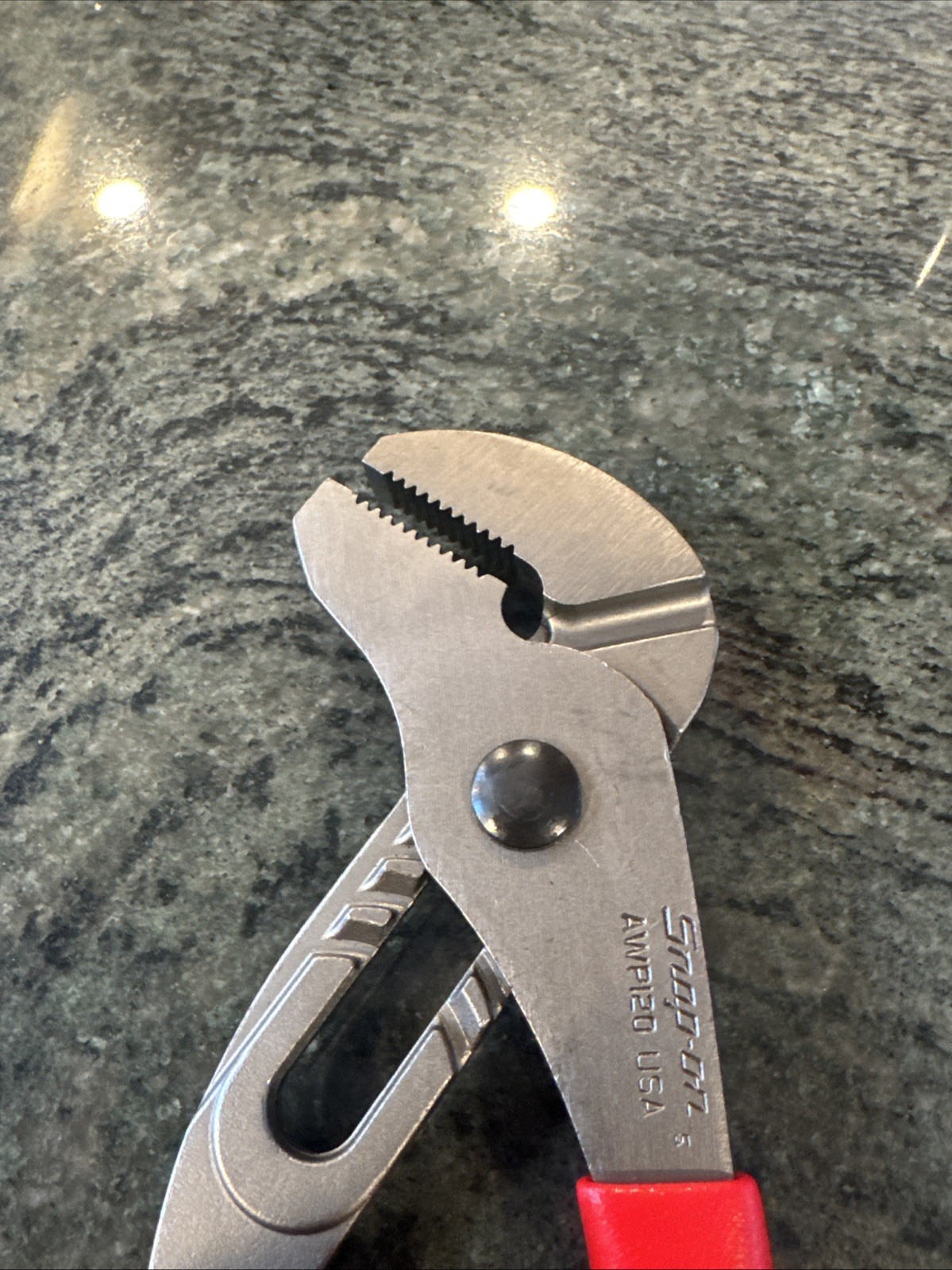 Snap On awp120 12-3/4” adjustable joint pliers with red handles new