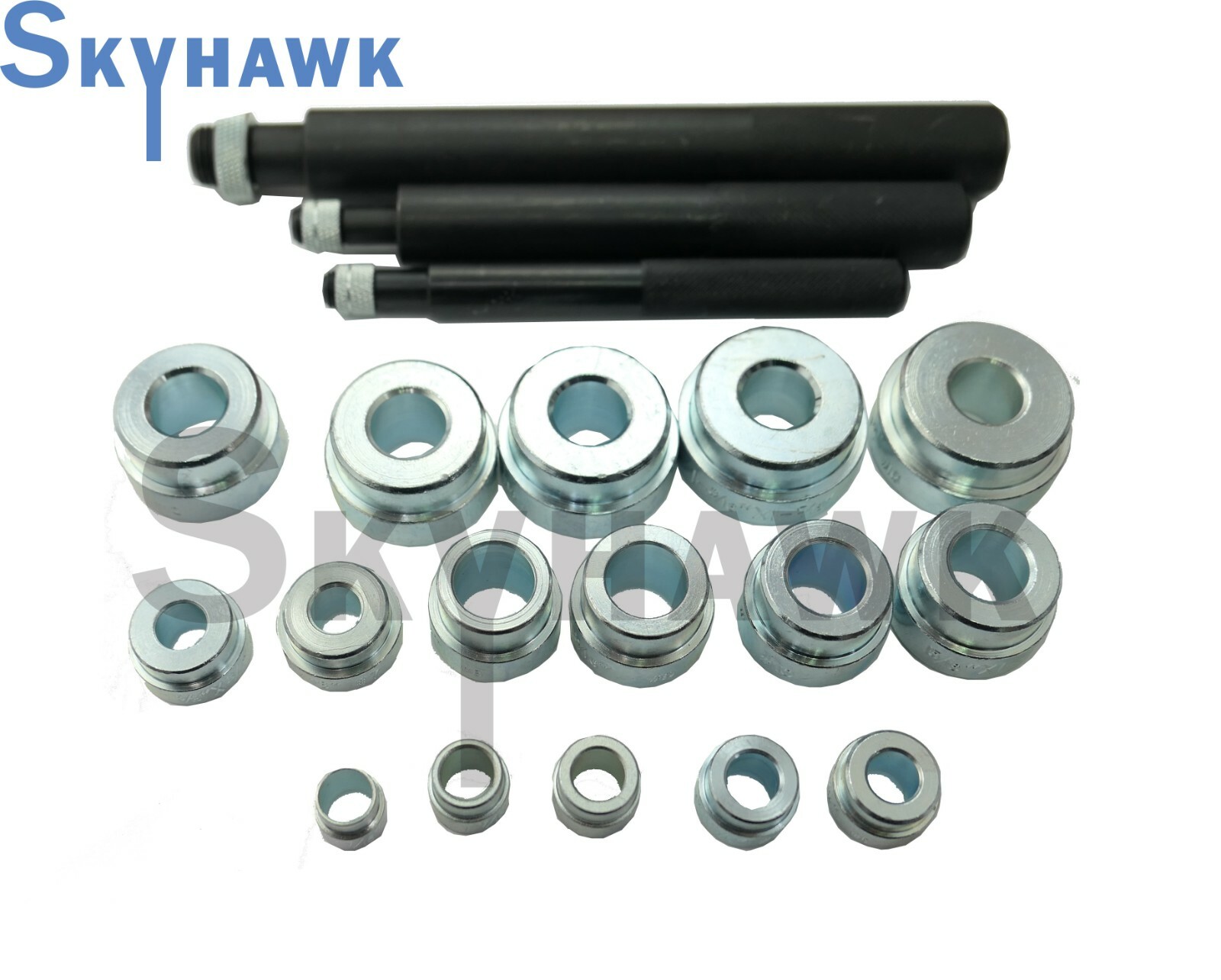 Bearing Race & Bushing Collar Seal Driver Tool Kit w/ 3/8″~1-3/8″ Adapters