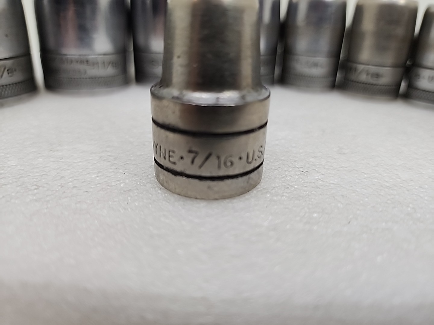 VTG SK Tools SK Wayne 1/2” Drive SAE 12Pc Socket Set 7/16” To 1 1/4” USA