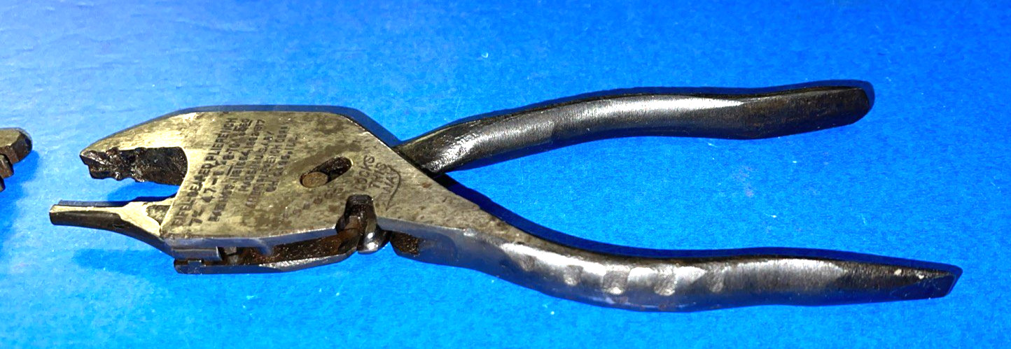 EIFEL TOOLS VINTAGE GEARED PLIERENCH 7 INCH 1 EXTRA HEAD