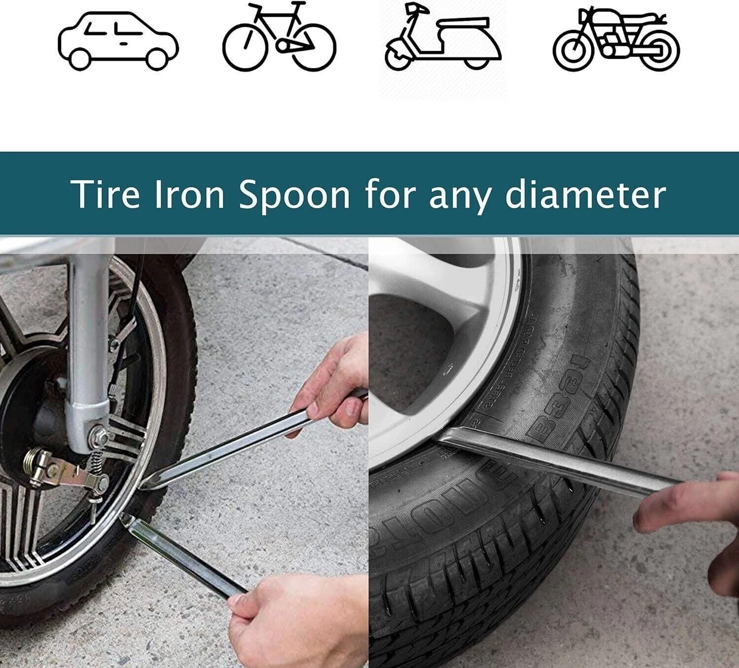 3PCS Spark Plug Removal Tool 16 21mm T-Handle Flexible Spanner Socket Wrench Set
