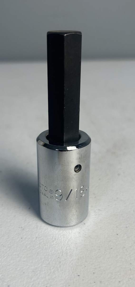 Proto J5441-9/16, 9/16″ Hex Bit Socket, 1/2″ Drive Made In USA NEW