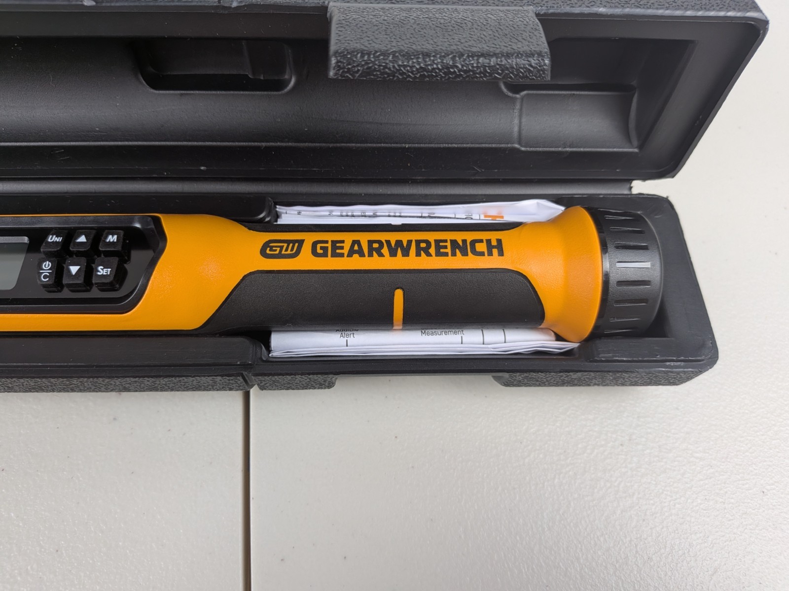 New Gearwrench 3/8″ dr Electronic Torque Wrench w/ Angle, 20-100 Ft lbs #85078