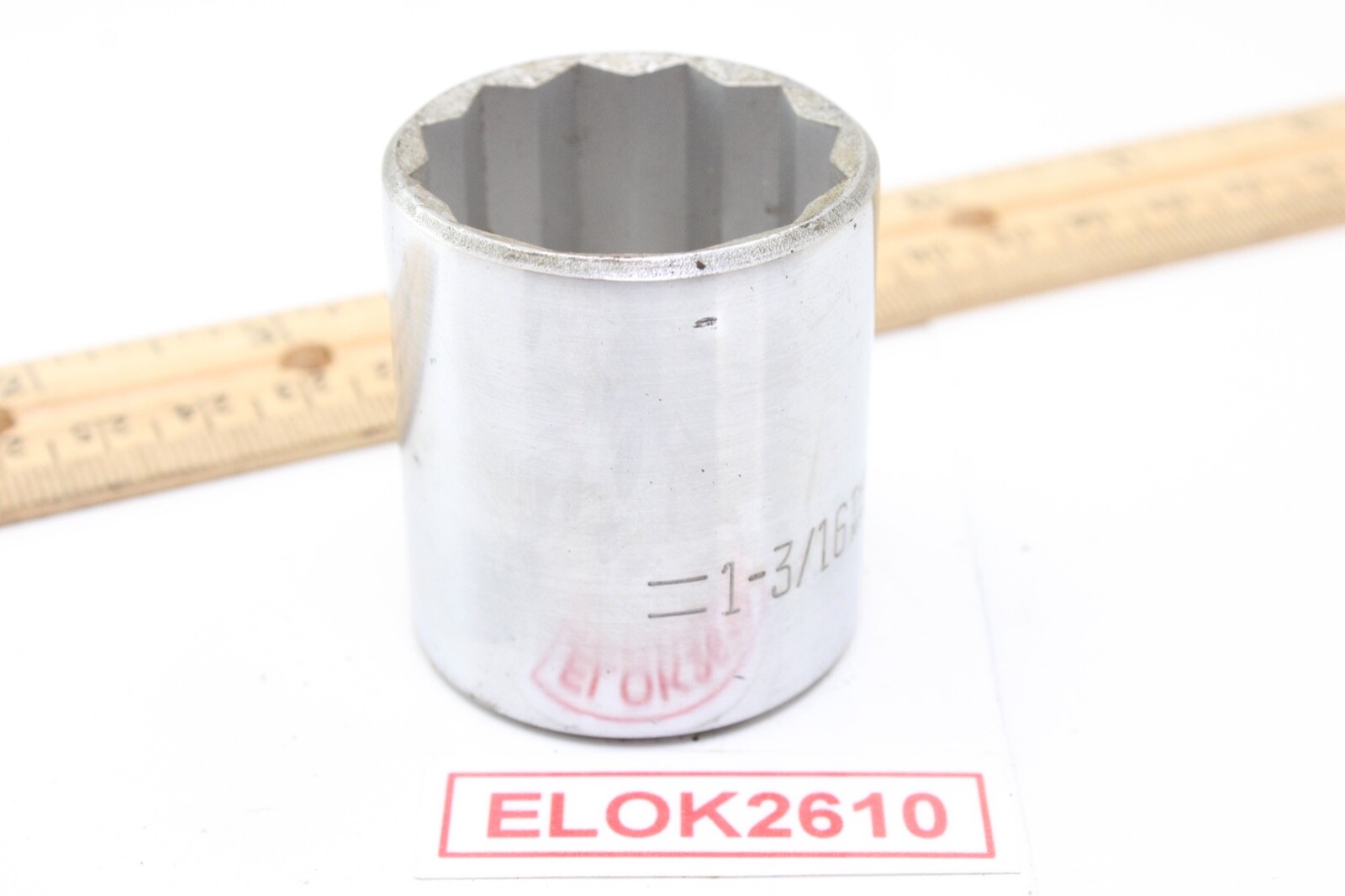 Thorsen 538 1-3/16″ 1/2″ Drive 12 Point SAE Chrome Socket USA