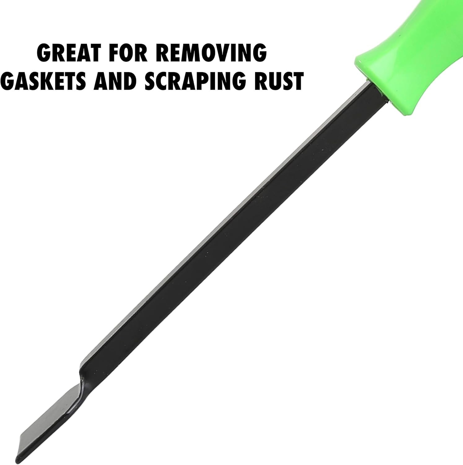 Ergonomic 10.5″ Automotive Gasket Scraper – Heat-Treated Steel for Durability