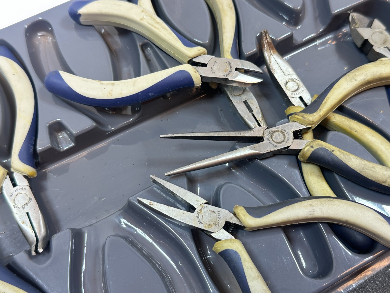 Blue-Point Tools BMPL1000 9pc Soft Grip Precision Mini Pliers And Cutters Set