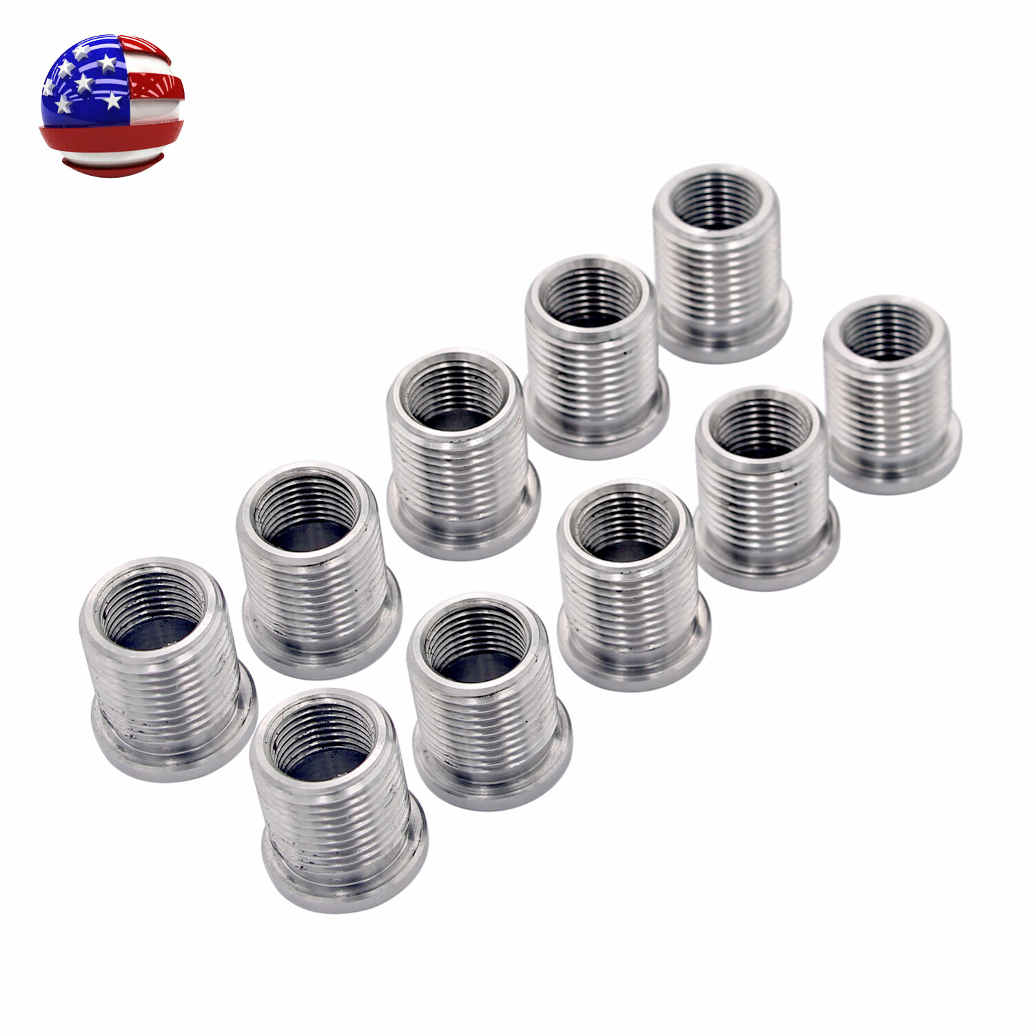10 PCS Spark Plug Port Insert Repair Fit for Ford Triton Motor 5.4L