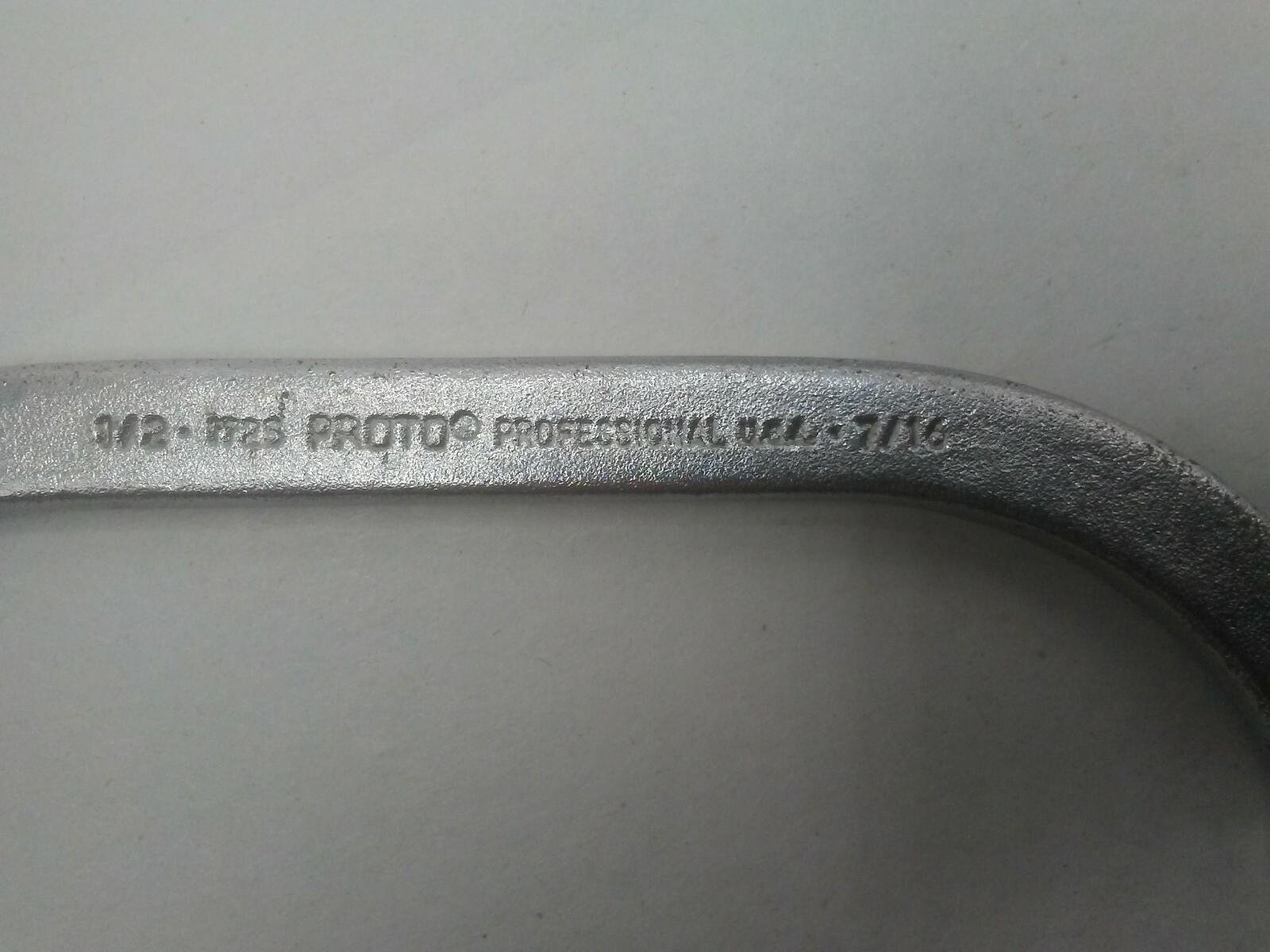 Proto Professional SAE 1/2″x7/16″ Half Moon Obstruction Wrench # 1725