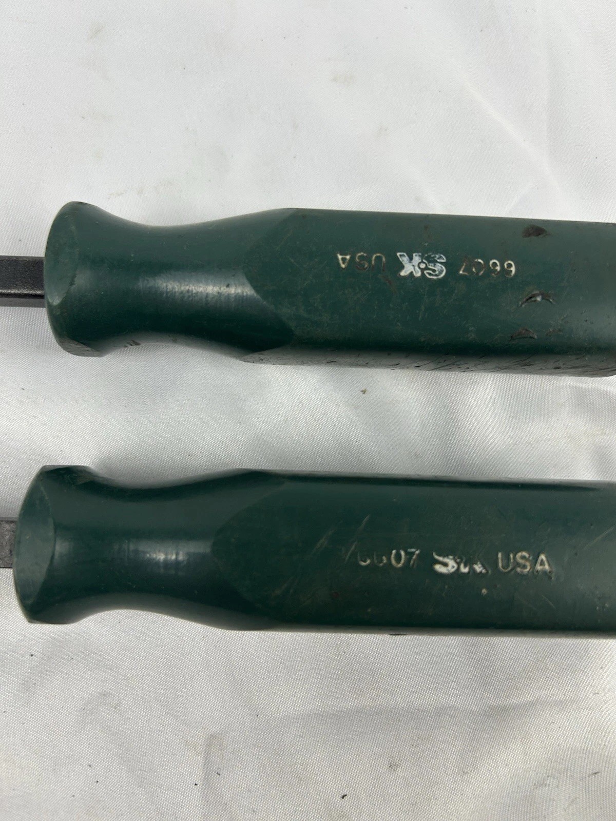 S&K tools Pry Bar 6607 12 inch Classic Green Handle SK One Per Order
