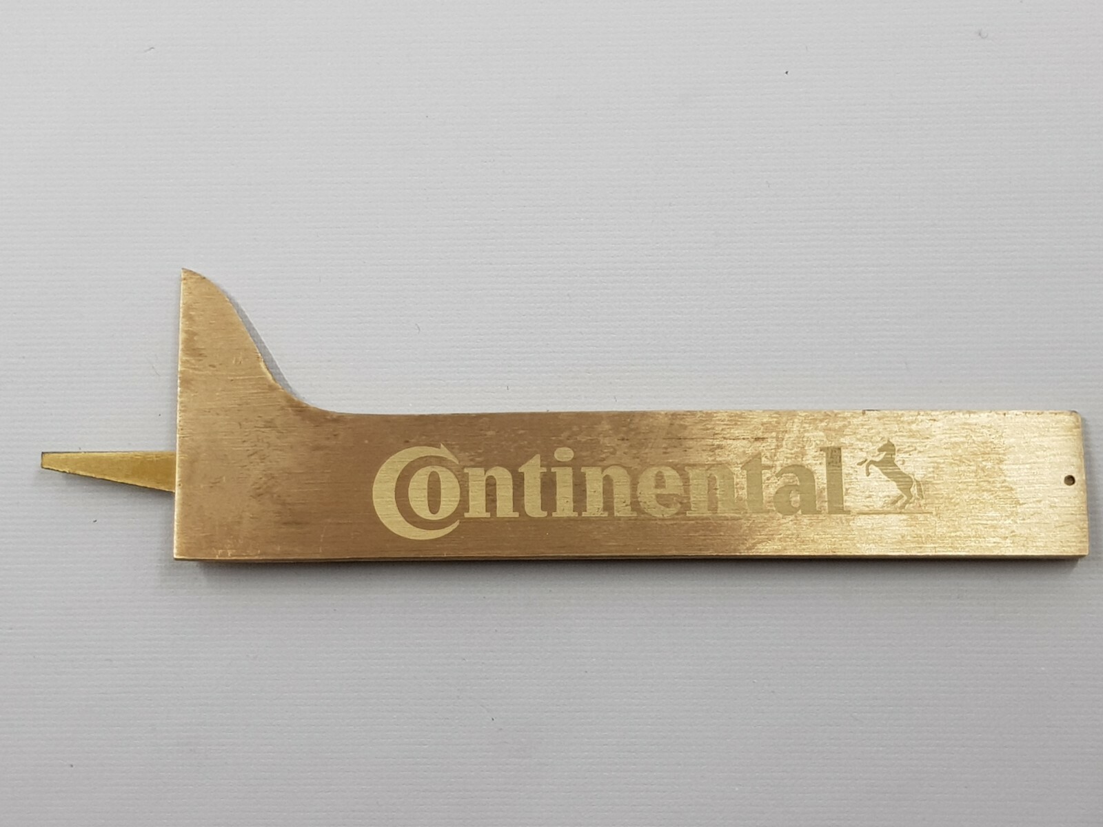 Super RARE Genuine Continental Brass Tyre Tred Gauge & 10 continental pens