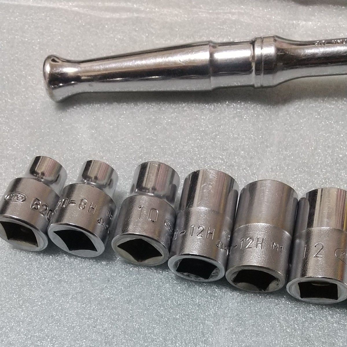 KTC Ko-ken 3/8″ Drive Socket Wrench Set Ratchet Deep Socket Japan Lot