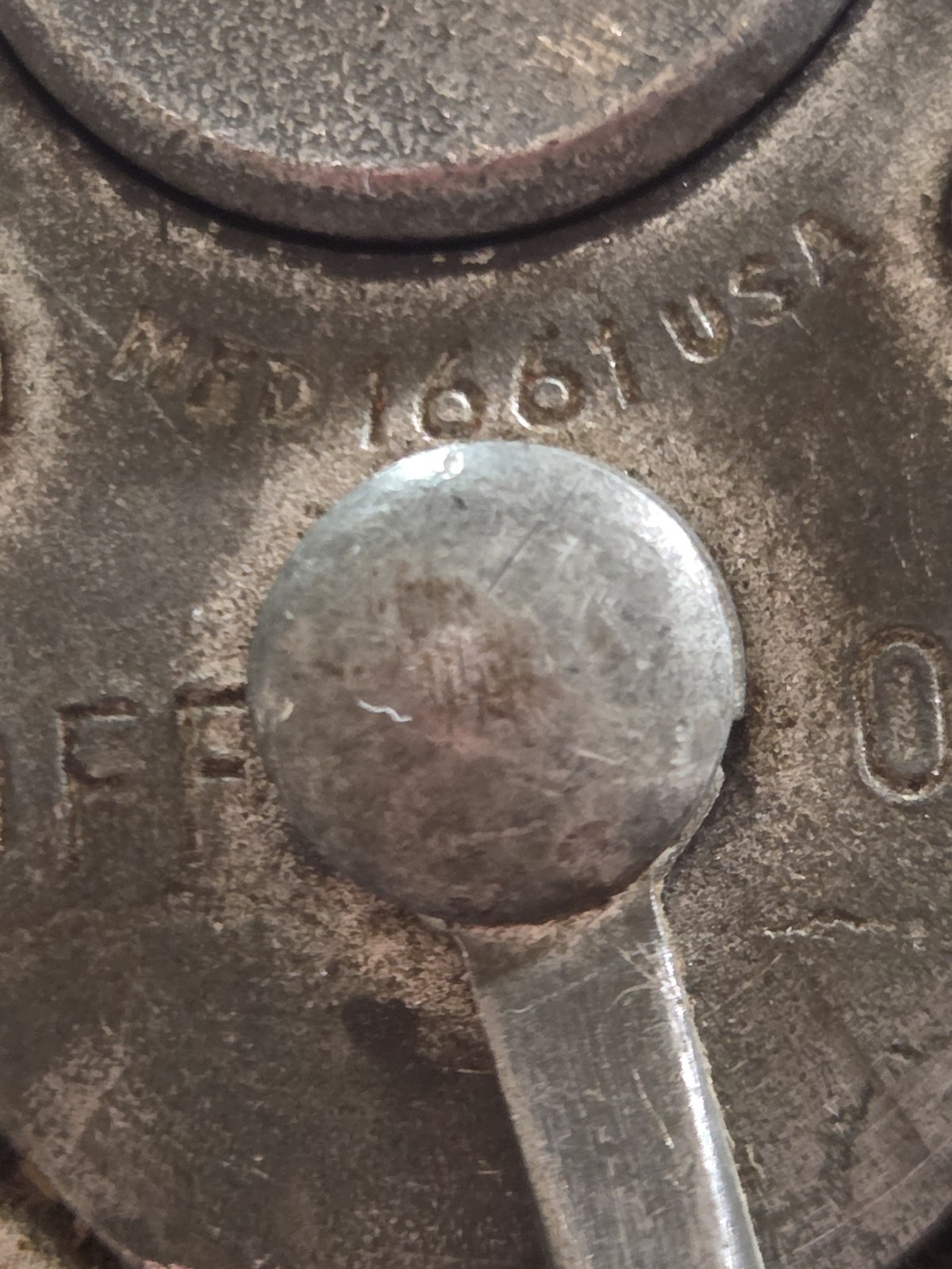 Vintage Fleet 1661 1/2 Inch Rachet. 10 Inches Long, Made in USA. Tested works