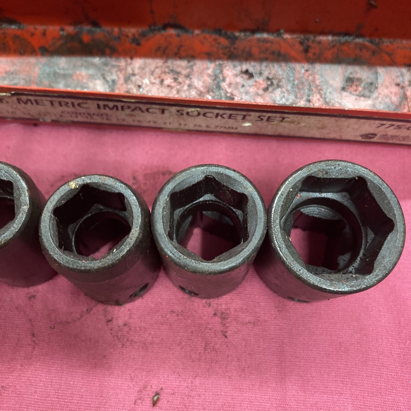 Napa Evercraft 1/2” Drive Metric Impact Socket Set 10,12,13,14,15,17, 21mm