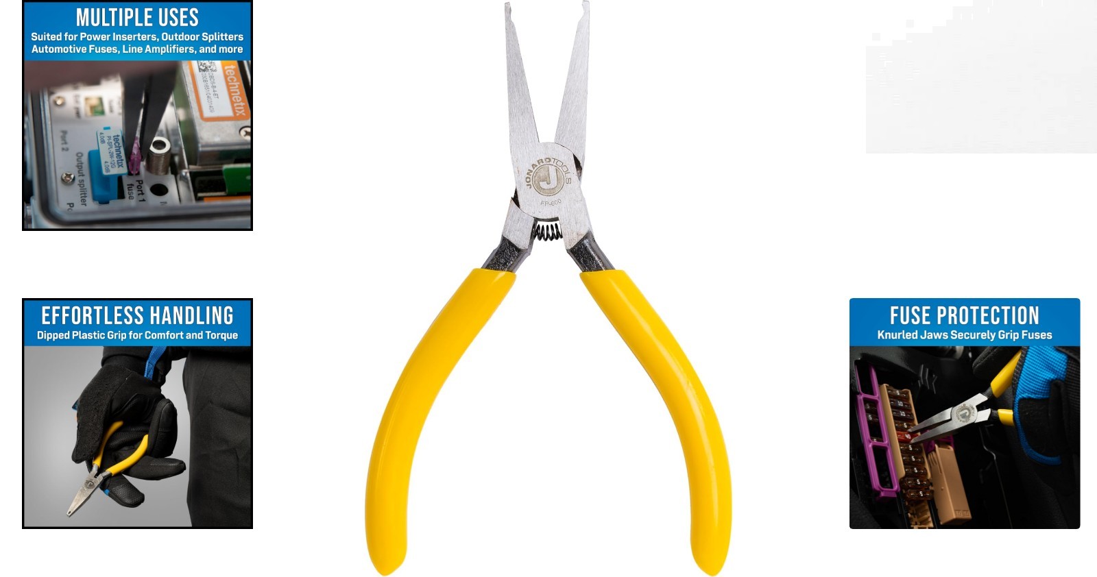 Compact 5″ Chrome Vanadium Fuse Puller with Cushion Grip – Lightweight Design