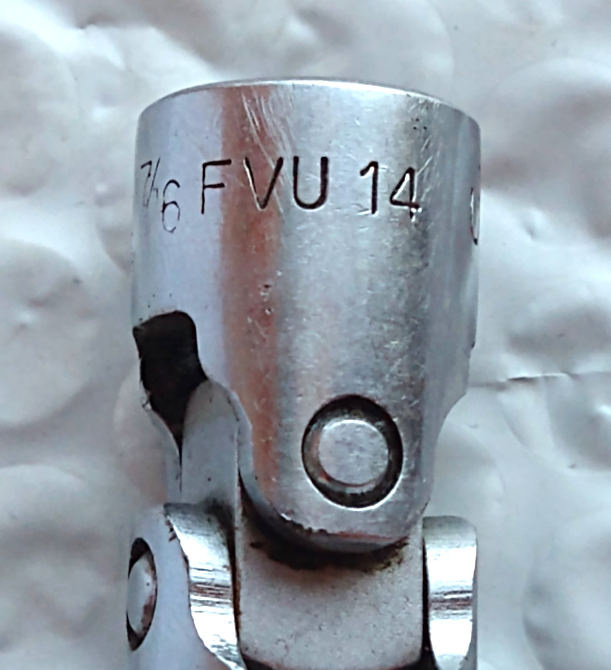 SNAP ON FVU14, 3/8″ DRIVE, 7/16″ UNIVERSAL/SWIVEL SOCKET, SHALLOW, 12 POINT.