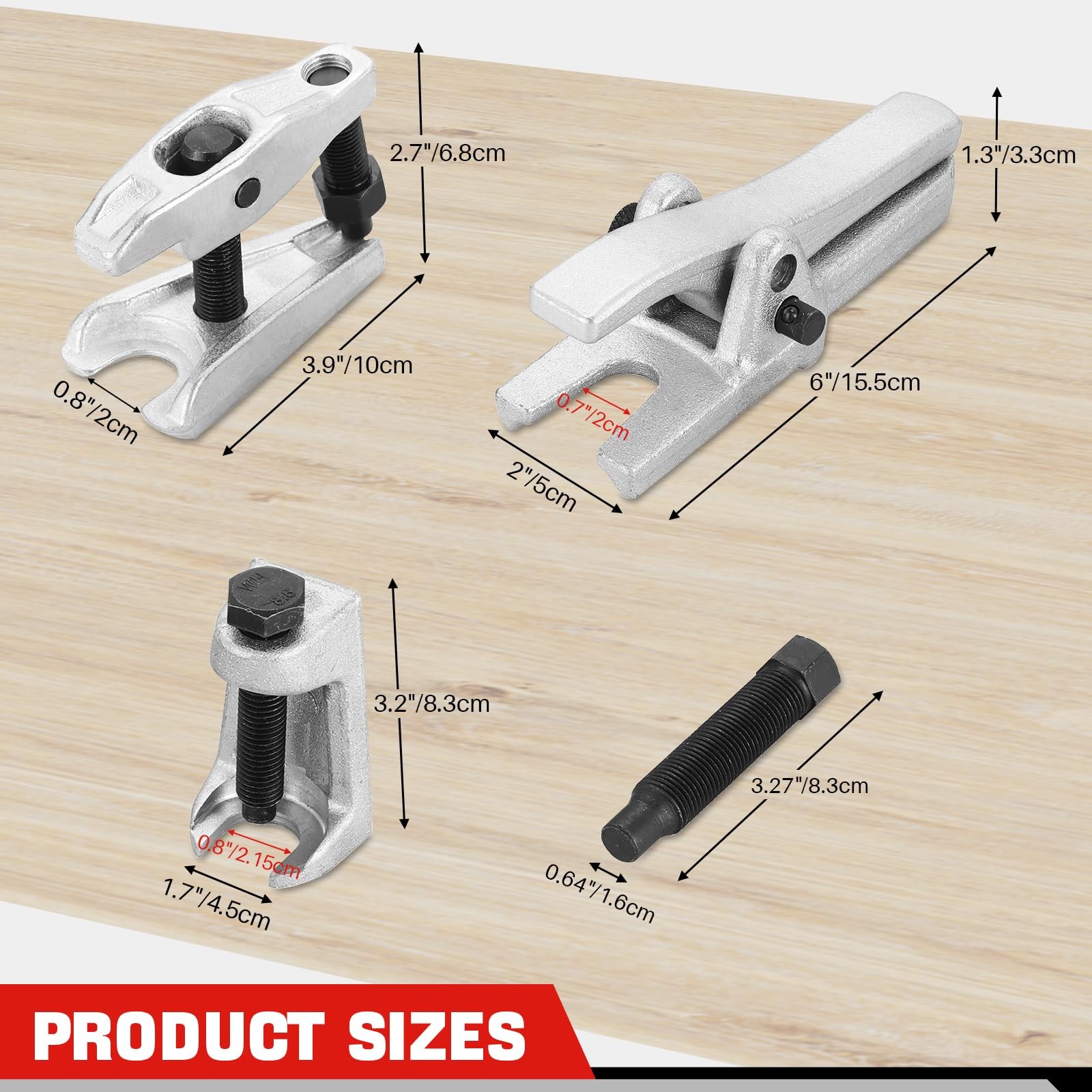 DASBET Ball Joint Separator Tool Kit Splitter Removal…