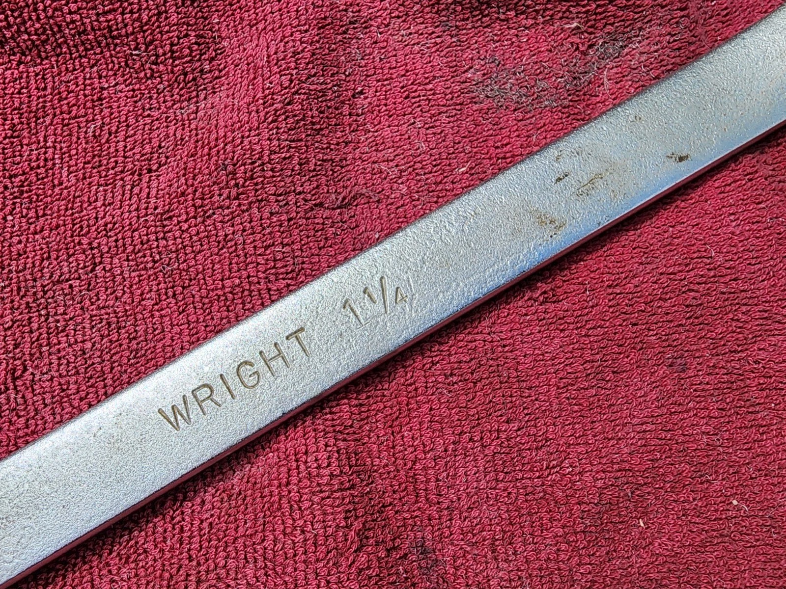 Wright Tool 1-1/4″ Combination Wrench 1140 USA 12 Pt. Satin Finish, Made In USA