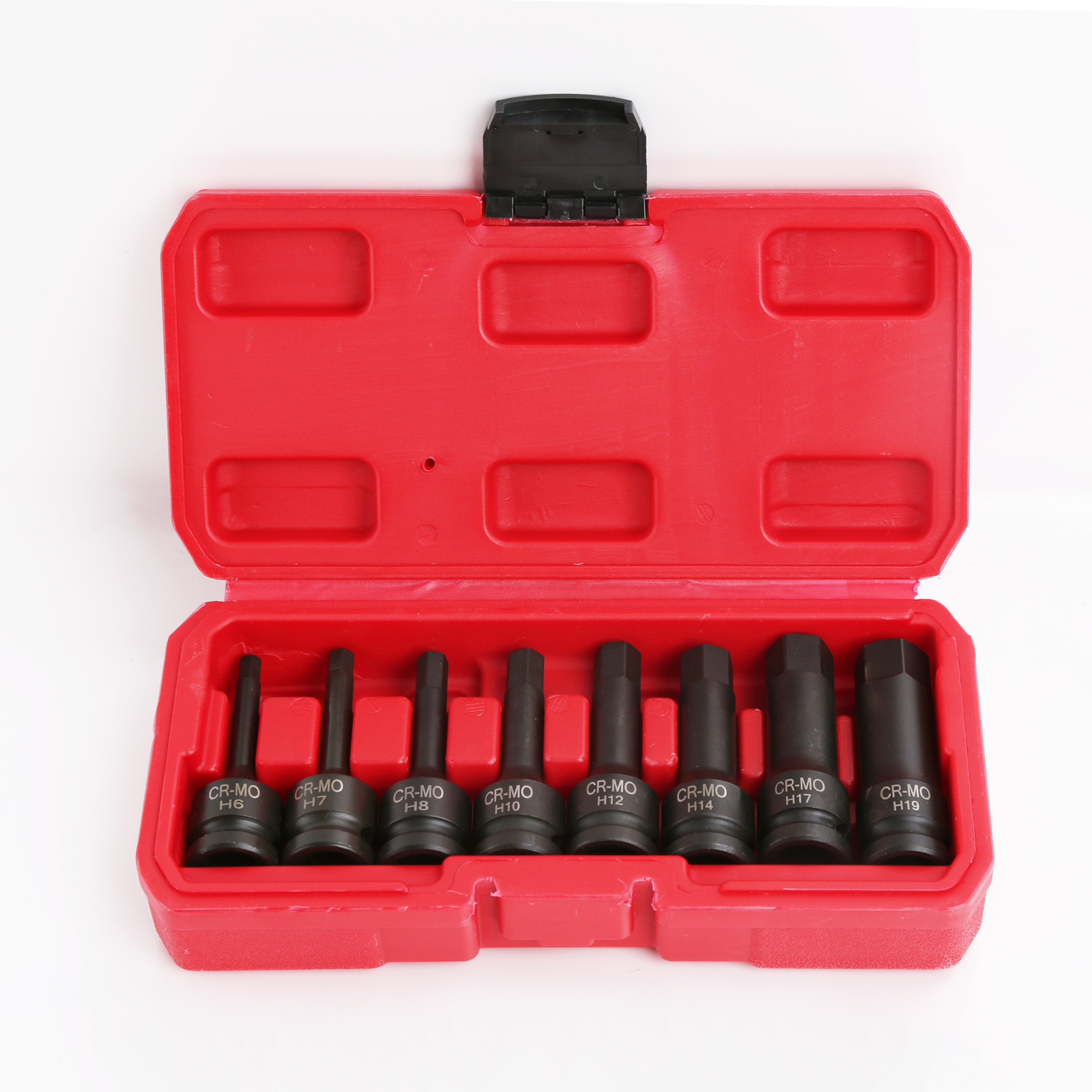 8pc Metric Set Long Air Allen Driver Auto 1/2″ Dr Impact Socket Hex Bits US SHIP