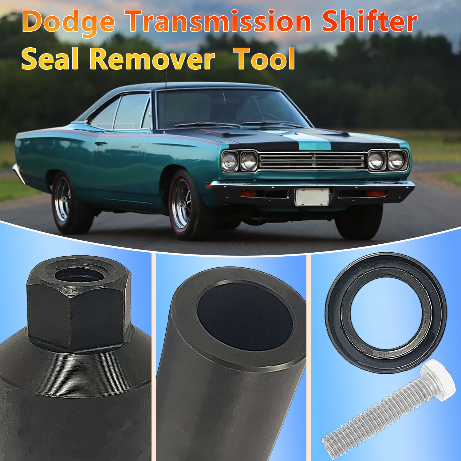 Transmission Shifter Seal Removal Tool Kit for Dodge Plymouth Chrysler 727 & 904