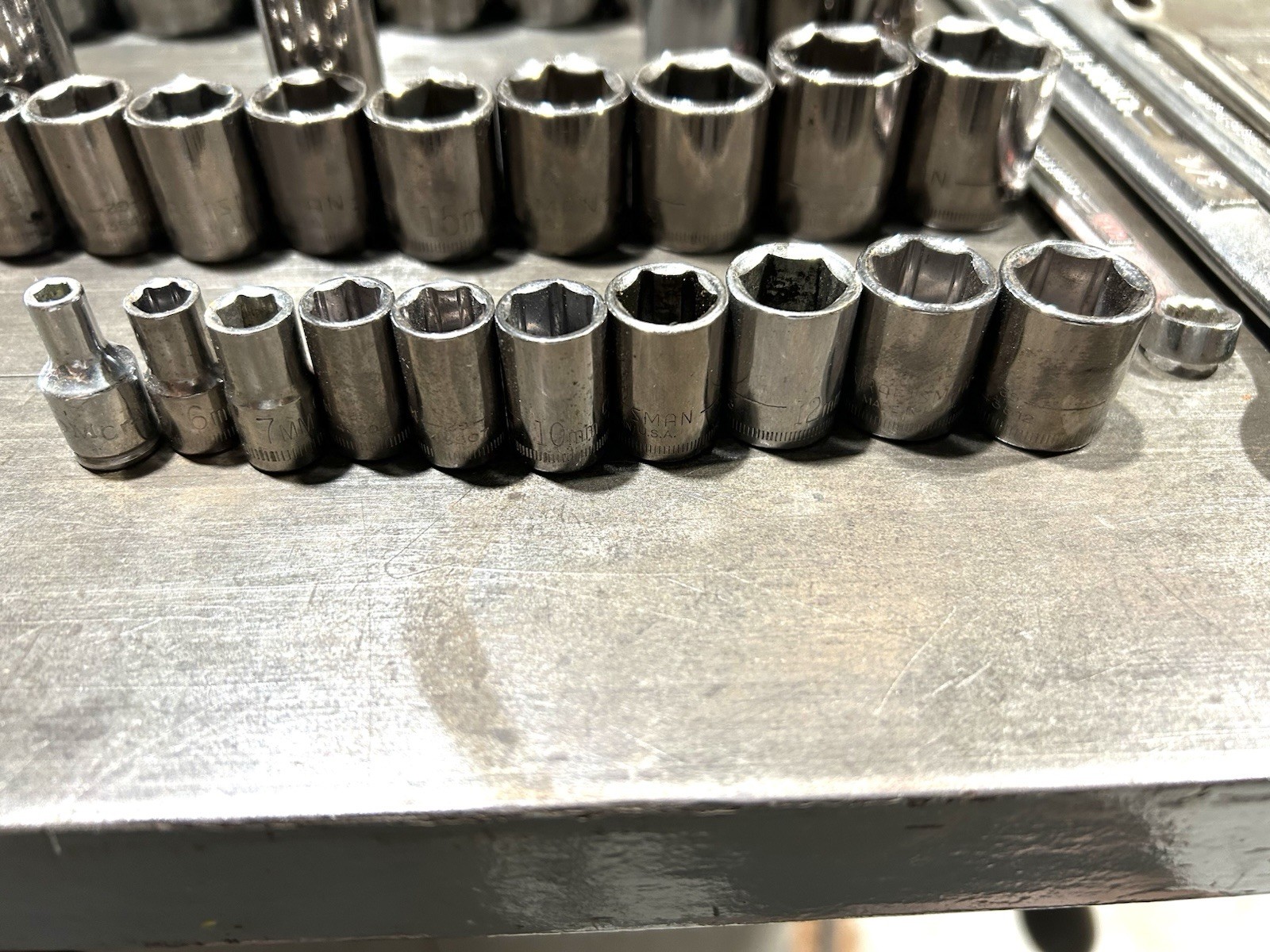 CRAFTSMAN Tools, Sockets, Wrenches, Ratchets, Metric SAE. All USA MADE 50Pieces!