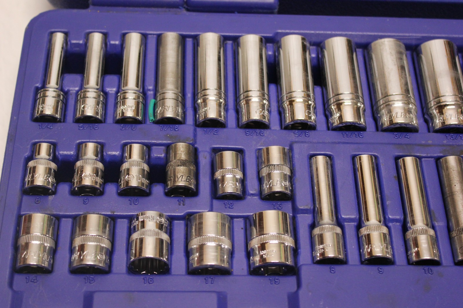 Napa Carlyle Tools Socket Set 3/8″ DR. SAE and Metric 49 Pc Set MSS3849 C2