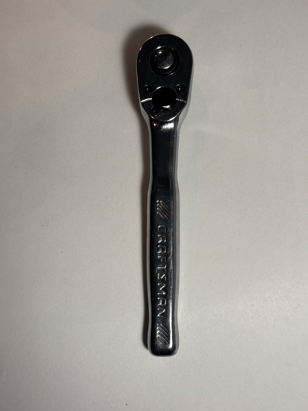 Craftsman 1/4» Drive 72 Tooth Pear Head Quick Release Ratchet CMMT81747