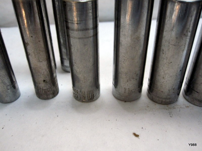 CRAFTSMAN set of 10 sockets mix lot see description