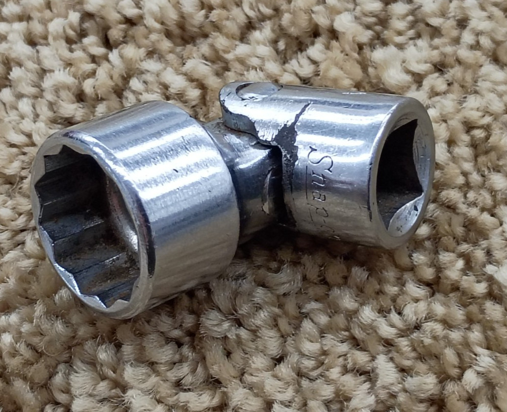 Snap-On FVU20 3/8″ Drive 5/8″ 12 Point Swivel Socket USA (2697)