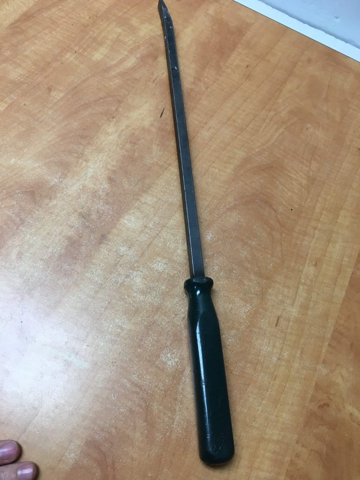 Unbranded Green Hard Plastic Handle 24″ Prybar Pry Bar Vintage