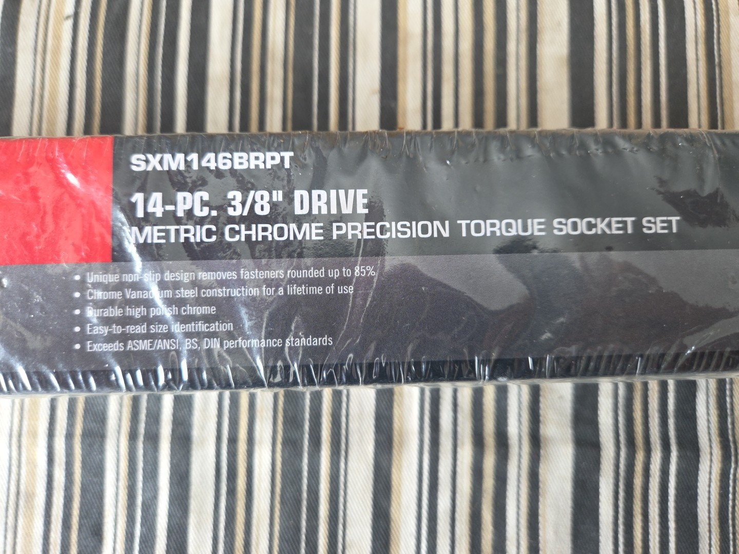 Mac Tools 14Pc 3/8″ Drive 6-PT Metric Deep Non-Slip Socket Set SXM146BRPT SEALED