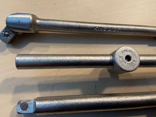 King Dick ‘Midget’ T-Bar, Swivel & 8″ Socket Ext. – Ex RAF Crowfoot Marked