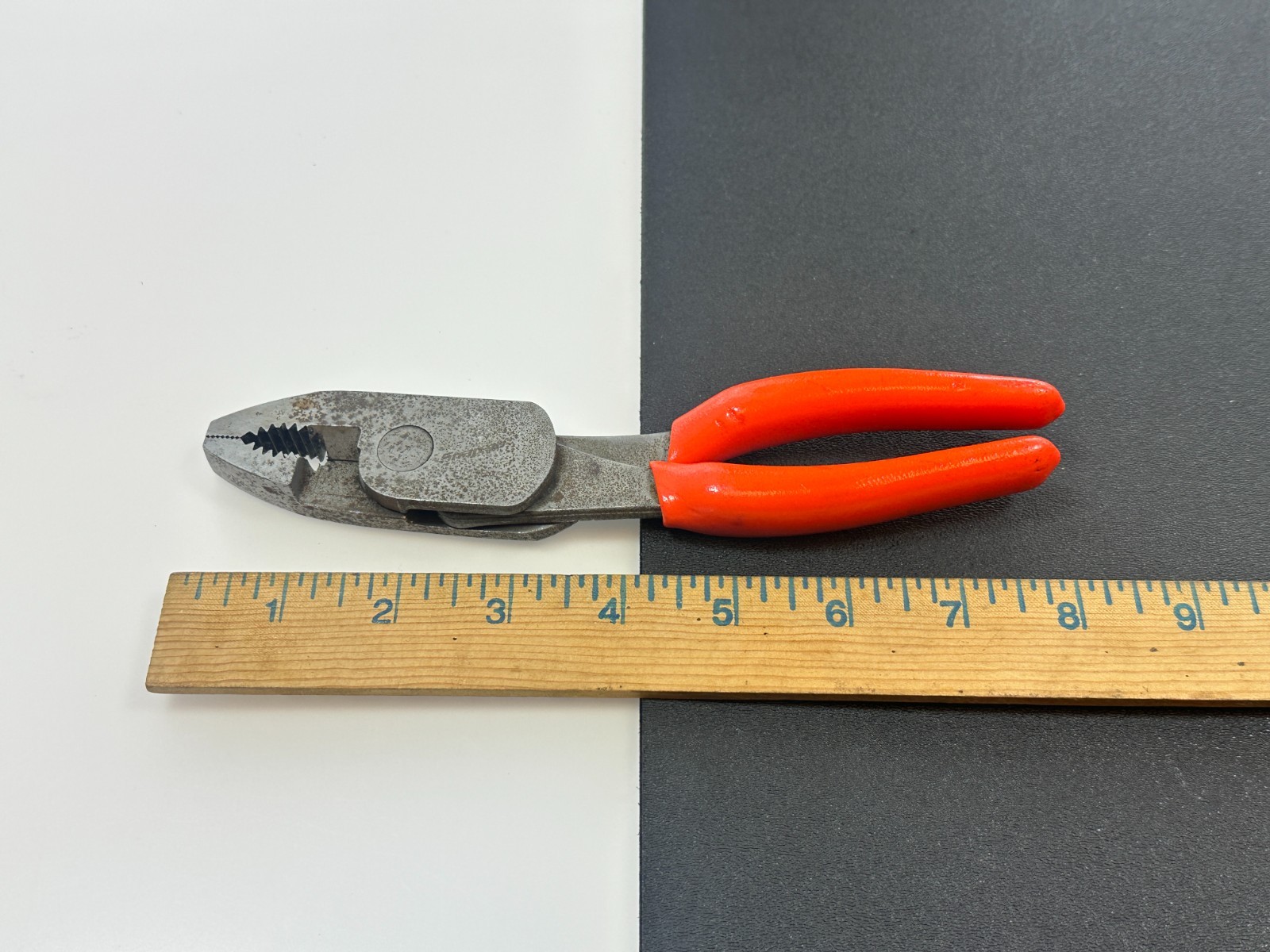 🇺🇸 Snap-on Tools USA ORANGE Comfort High Leverage Combination Pliers HL138ACPO