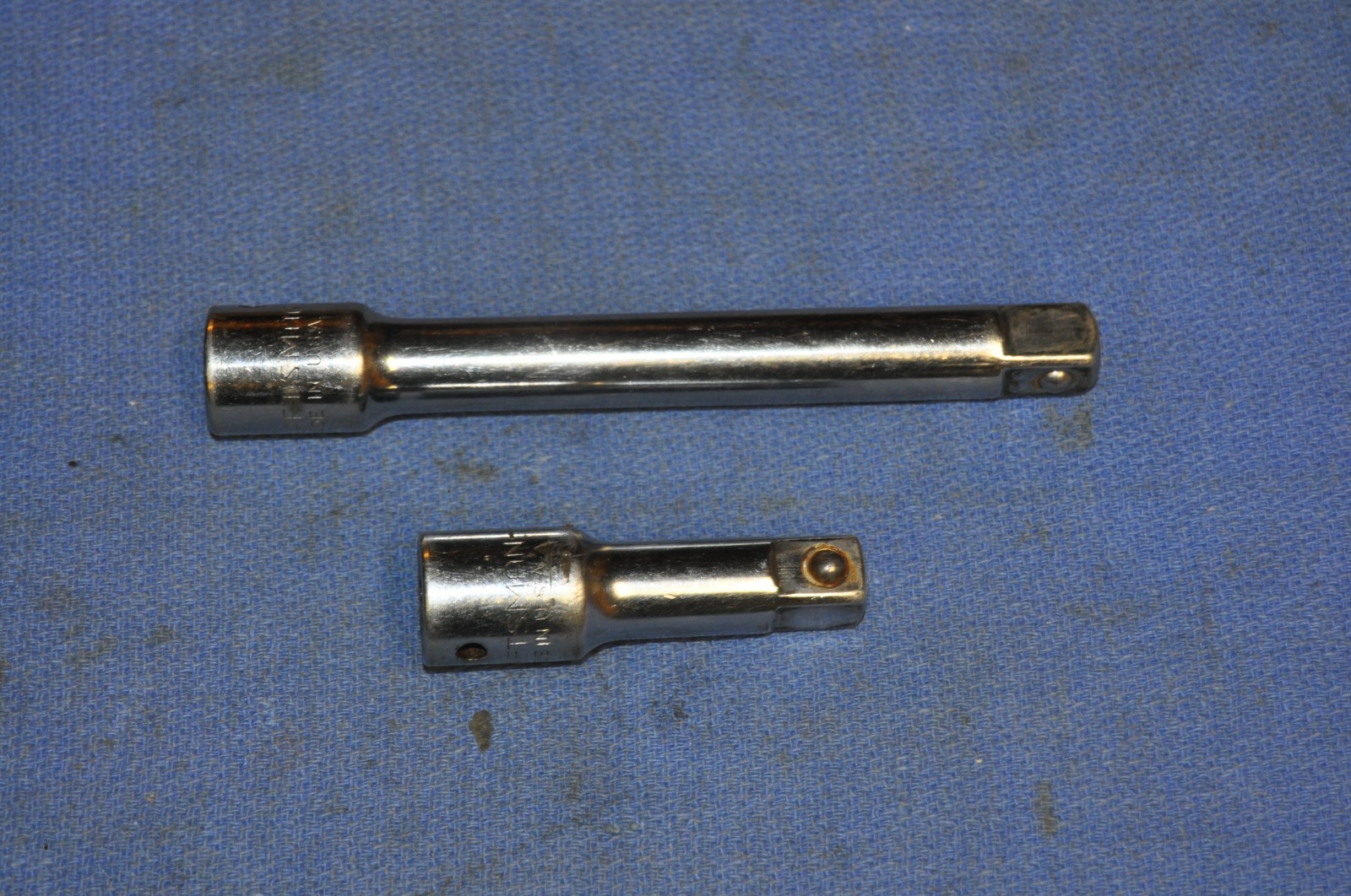 2 Craftsman 1/2″ drive extensions (1 – 6″, 1 – 3″) Made in USA