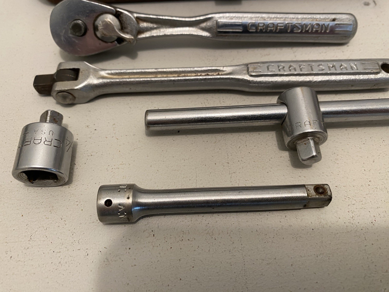 Vintage Craftsman 1/4”-Drive 14pc Socket Ratchet Set