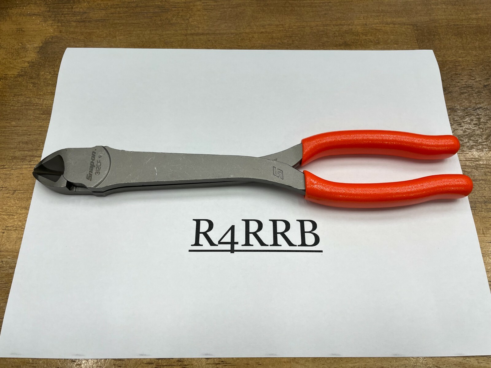 Snap-On Tools USA NEW ORANGE 11″ VectorEdge Heavy Duty Diagonal Cutters 312CFO