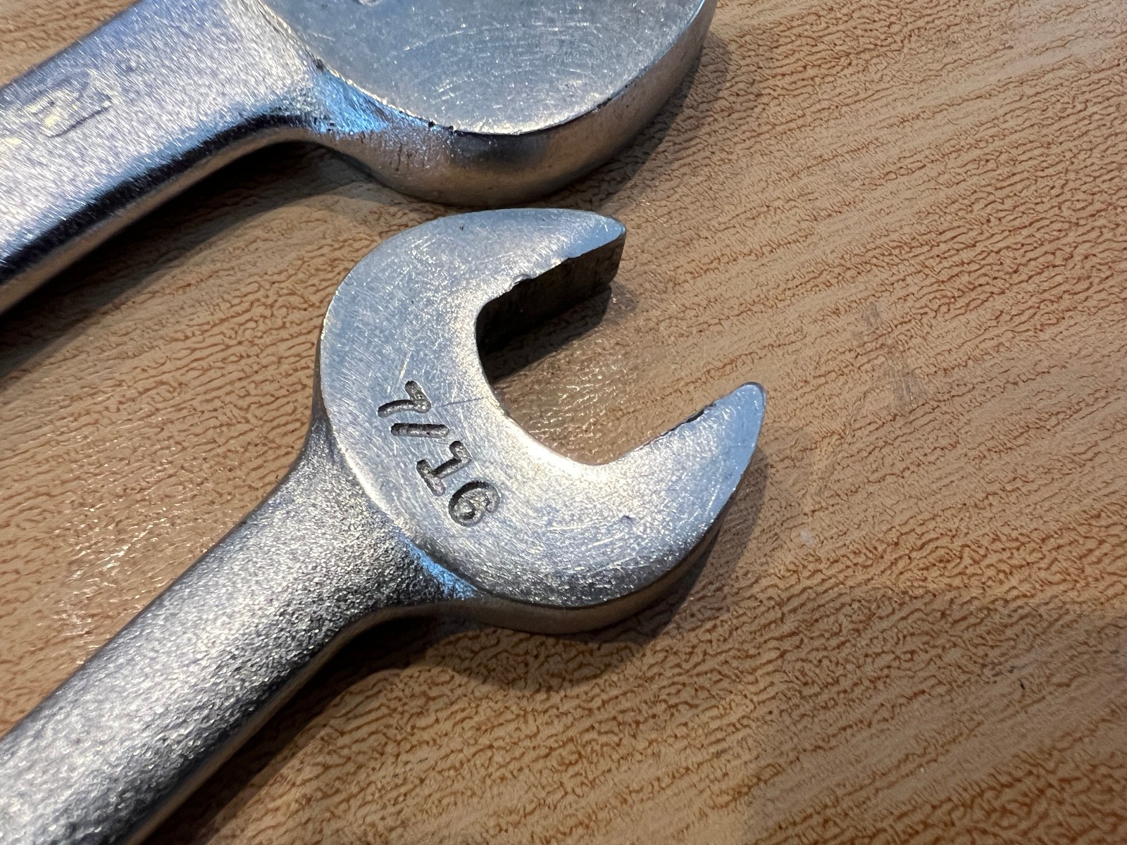 Sears Craftsman Double Open End Wrench Set USA 5/8×3/4 19/32×11/16 3/8×7/16 =V-